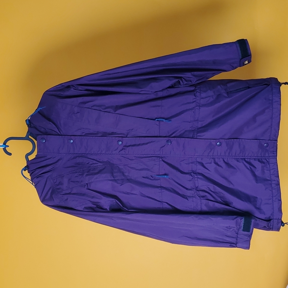 REI Women snow Jacket winter hoodie adjustable 4 pocket sz 10 vintage waterproof